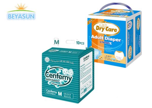 Unisex Disposable Adult Diaper with Tabs Moderate Absorbency Incontinence Adult Diaper for Russia / USA / Australia / Brazil