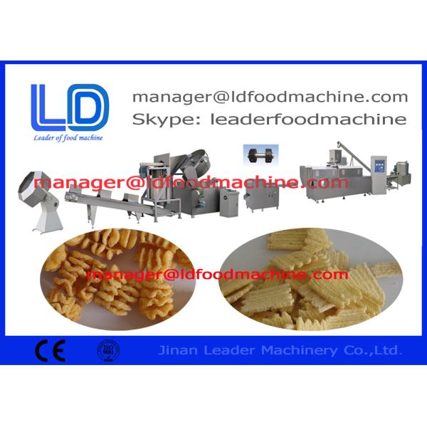 automatic moon / chips Bugles Making Machine ， extruded snacks machinery
