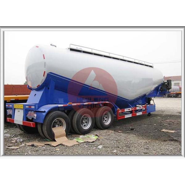 36000l Pneumatic Dry Bulk Trailers 3 Axle High - Strength Carbon Steel