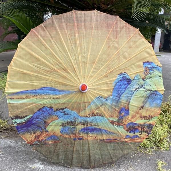 Customized Printing Chinese Paper Parasol Umbrella Perfect for Wedding Decoration