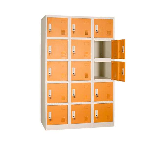 Segurança Lockable impermeável 15 cacifos do metal de Digitas da porta para a piscina