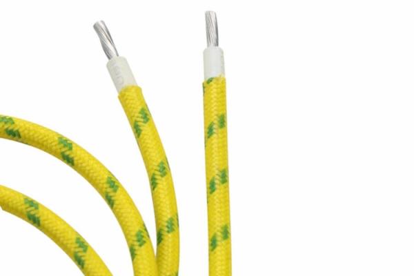 Fiberglass Braided Silicone Insulated Wire UL3122 0.3-1.25sqmm Tinned Copper Conductor