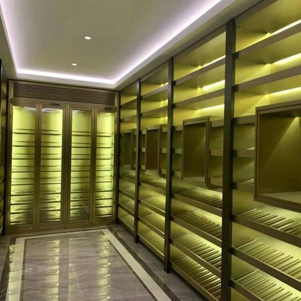 Stainless Steel Wine Cabinet For Wineries Cellars And Villa Basements