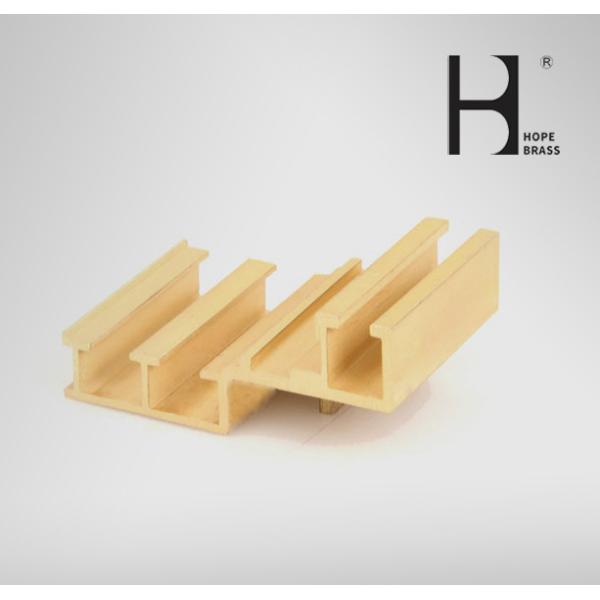 Sliding Door Frame Brass Extrusions , Brass Sliding Frame for Door brushing,polishing,chrome plating, antique surface