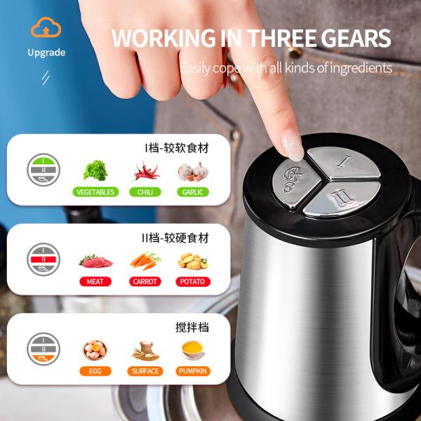 Kitchen Electric Meat Grinder Machine 500W 4L third gear