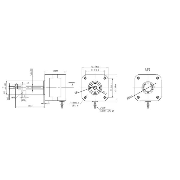 Серия Tr 8*8 продажи 42BYGHL большей части Hetai горячая (P2) cnc 4 голов мотор 1,8 градусов гибридный микро- линейный stepper