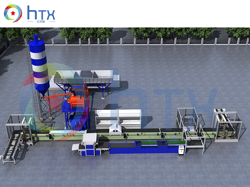 Производственная линия конструкции искусственная каменная Precast конкретное машинное оборудование Flagstone