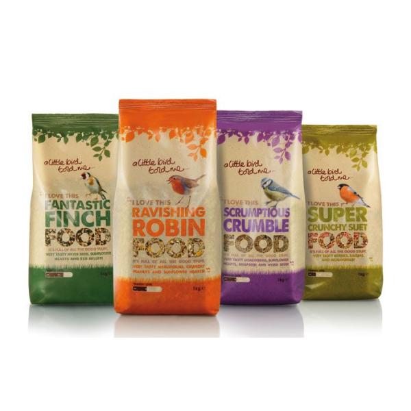 Custom Rotogravure Printing VMPET Bird Seed Packaging Bag 750g