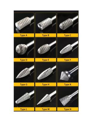 OEM / ODM Carbide Burr Rotary File Bit For Edge Chamfering