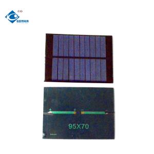 5V painéis solares de pouco peso solares policristalinos 0.75W 95x70x2.5mm de