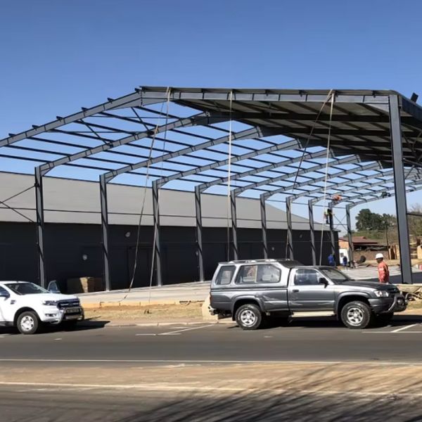 Construction Prefabricated Steel Structure Workshop Q355 H Section Steel C And Z Purlin