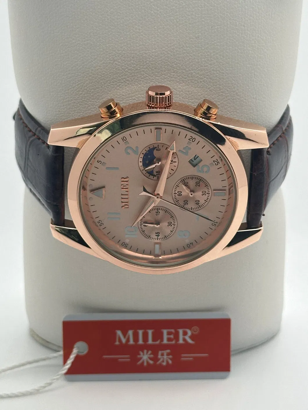 Miler Stainless Steel Quartz Watch 30m Waterproof Dress Style