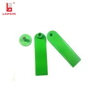 Etiqueta de orelha Ovine dos carneiros de duas partes da frequência ultraelevada RFID de BASF Tpu 890-960Mhz com números da impressão de laser