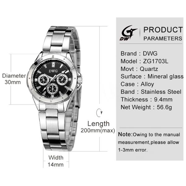 OEM ODM Alloy Quartz Watch , Mixing Colors Steel Band Watch For Women'S