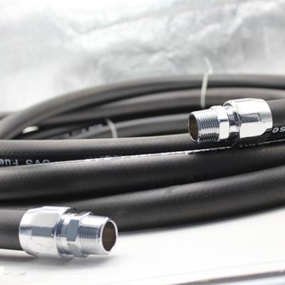 19mm length Black Fuel Dispensing Wire Braided Hose for Filling Service Station