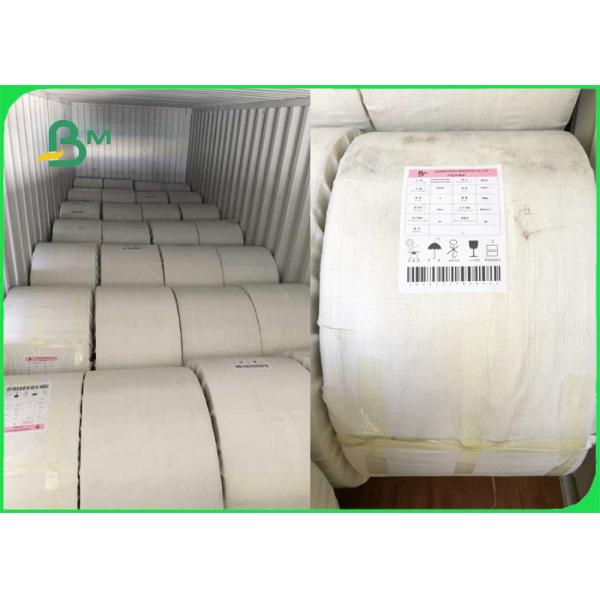 straw wrapping paper rolo branco biodegradável de 24gsm 28gsm FDA Straw Wrapping Paper 27mm