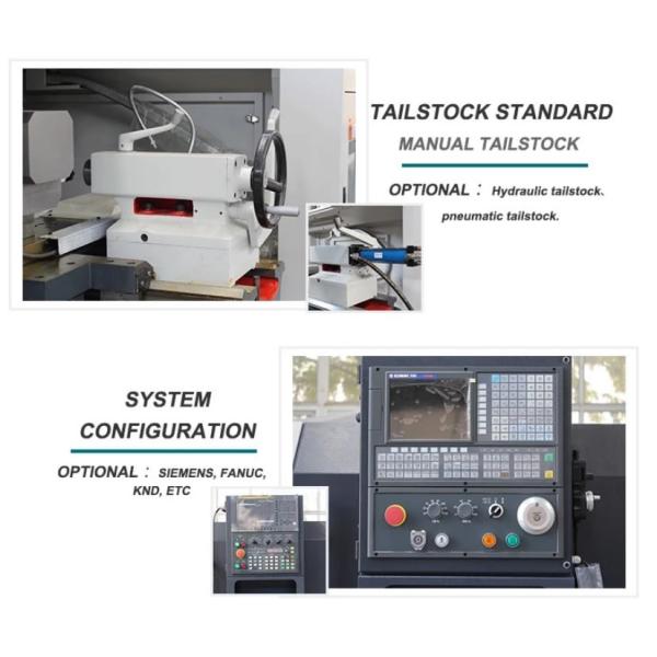 Металл Cnc машины CK6136 CK6150 CK6166 токарного станка Cnc поворачивая плоскую кровать