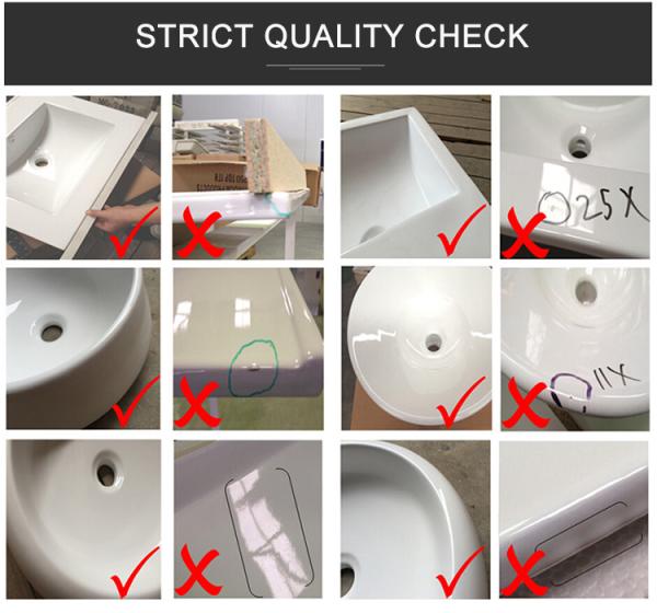 O quadrado Ada Approved Bathroom Sinks Quick conecta Ada Handicap Sink 510mm