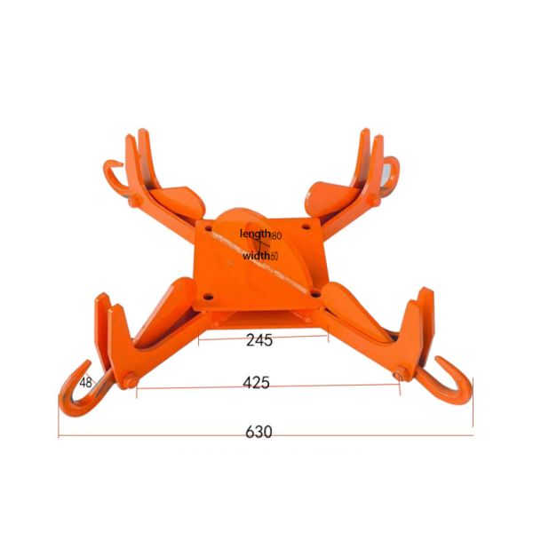 1 in Body Diameter Adjustable Chain Automatic Release Hook with 3 Years Warranty for Ton Bag Lifting