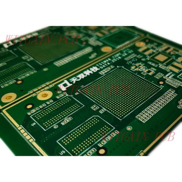 SMT rigid PCB Printed Circuit Boards 6 Layer 100 Ohm
