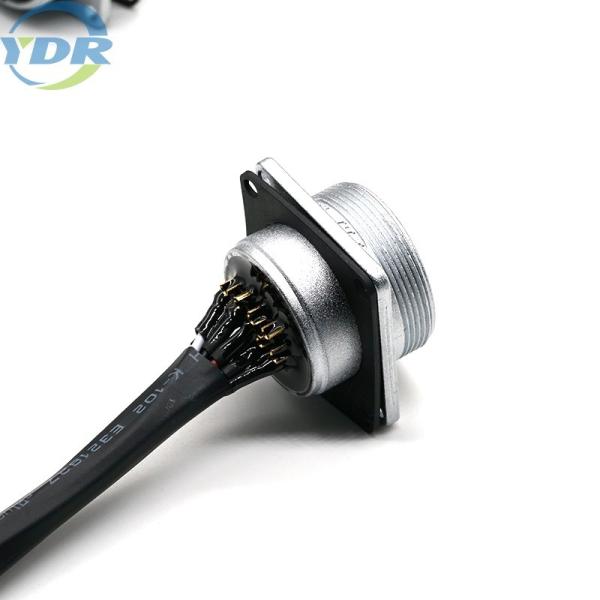 230mm Panel Mount Cables 16 Core Waterproof Wire Harness For Machinery Equipment