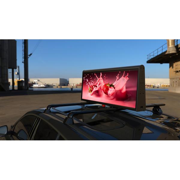 СИД крыши такси FCC CE ROHS показывает панель рекламы полного цвета