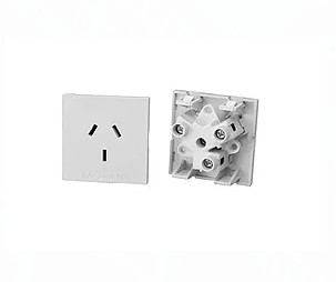Resident International AC Receptacle Thermoplastic 94V-2 Australia Power Electrical Socket Outlet 3 Pole 15 Amp 250VAC
