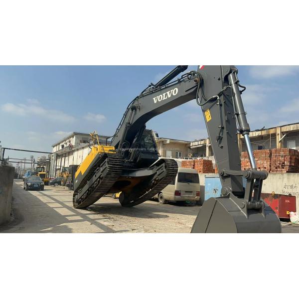 48 Tons Volvo EC480D Excavator in Sweden with VOLVO D13-T4 A Engine and Track Shoes