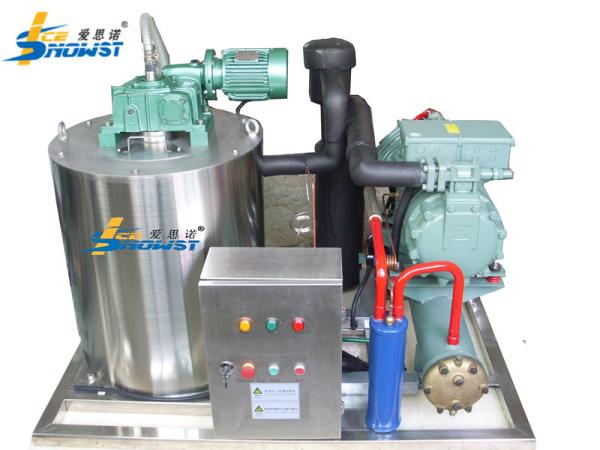 Commercial Salt Water Flake Ice Generator Maker 2Ton For Tuna Fishing Boats