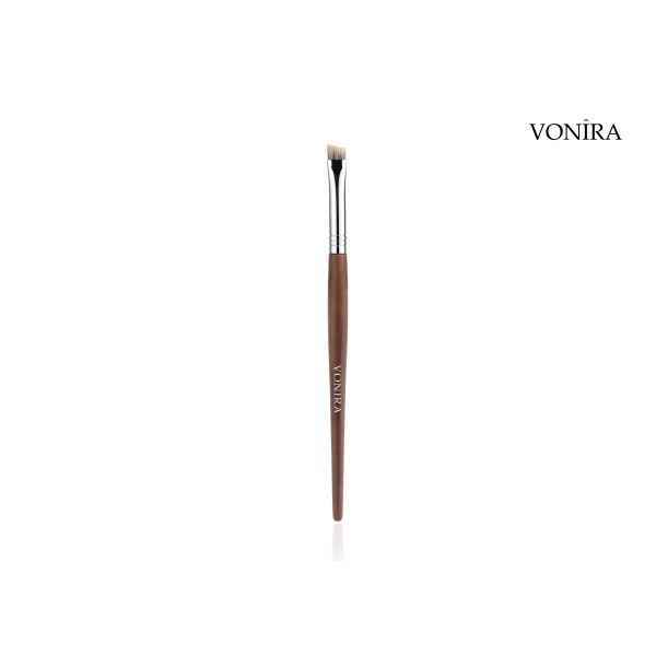 Vonira Custom Wholesale Natural Animal Hair Brown Ebony Handle Makeup Eye Brow Brush