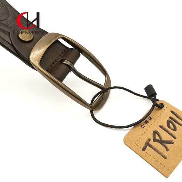 Multicolor Leather Black Belt Womens