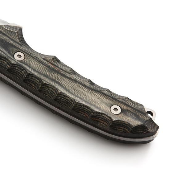 300mm Camping Hunting Knife 0.16in Fixed Blade Knife With Leather Sheath