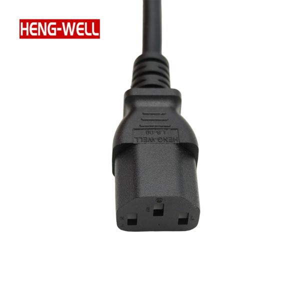 Cordon d'alimentation SAA certifié 10A 250V Australie, prise à 3 broches vers IEC C13, longueur de câble de 20m pour appareils ménagers, utilisation en intérieur, cordon d'alimentation AU 10A 250v avec une forte intensité nominale et une longue durée de vie