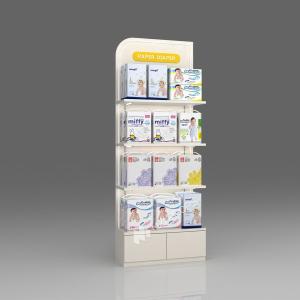 Baby Shop Display Rack Irregular-Shaped Paper Products High Cabinet without Side