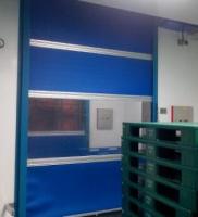 Porta rápida automática industrial da elevação, portas ativas rápidas do obturador do rolo