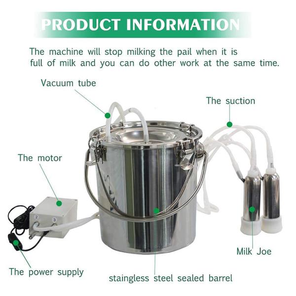 Молоко молочной фермы OEM одиночное сосать машину 220V коровы машины доя