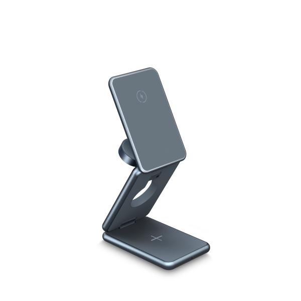 AK09 New Wireless Fast Charger Support Apple Phones And Samsung Phones  , 15W Portable Phone Charging Stand