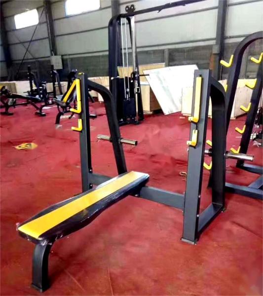 Équipement de remise en forme Commercial Shoulder Chest Press avec banc de poids plat