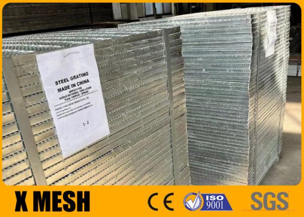 Hdg Galvanized ASTM A121 Heavy Duty Steel Grating For Industrial