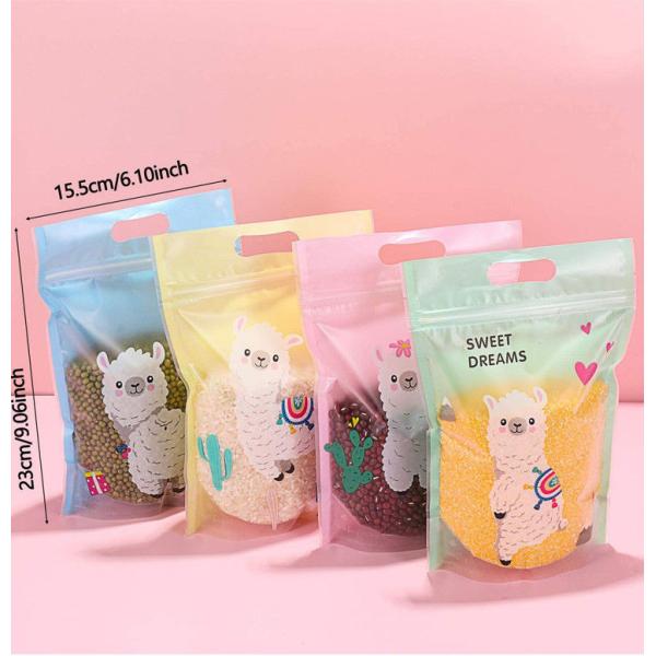 Waterproof PET / PE k Packaging Bag Food Storage for cookis packaging