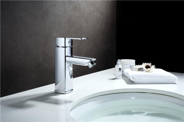 Brass Water Filtration Kitchen Faucet , Brass Polished Chrome Water Purifier Faucet