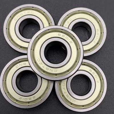 6201 ZZ Bearing Deep Groove Single Row Fan Motor Bearing 12 X 32 X 10