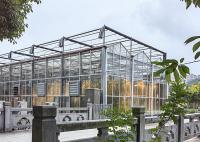 Invernaderos de vidrio galvanizado VENLO ultratransparentes y resistentes, ideales para el cultivo de flores de alto valor