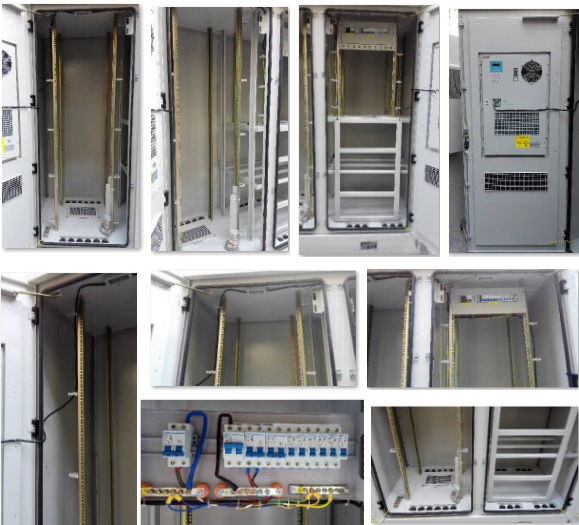 Стена IP55 водоустойчивого шкафа Bts двойная гальванизировала стальное на открытом воздухе приложение шкафа