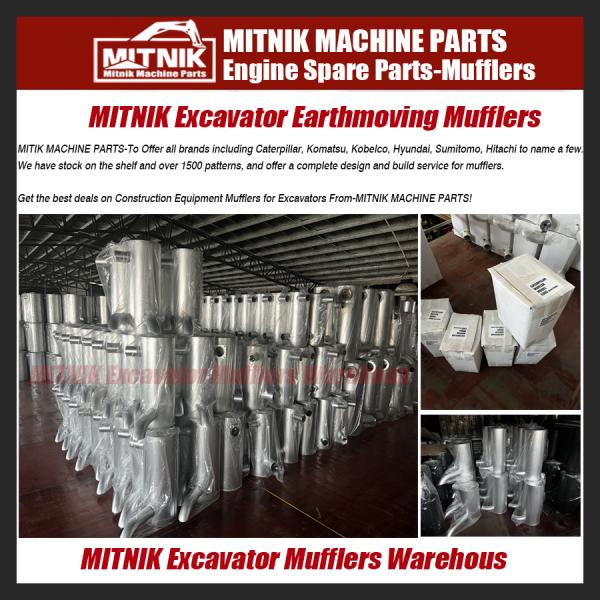 Aluminized Steel Muffler Silencer 266 6252 Apply to Excavator Engine or Other Engine