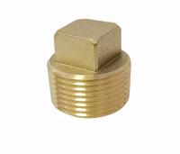 Encaixes de bronze quadrados da tomada masculina da cabeça 1/2Inch NPT para serviços do OEM do barco