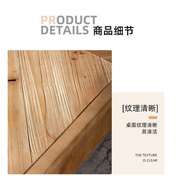 European Wooden Coffee Table Modern Outdoor Extendable Table Folding Table Wood