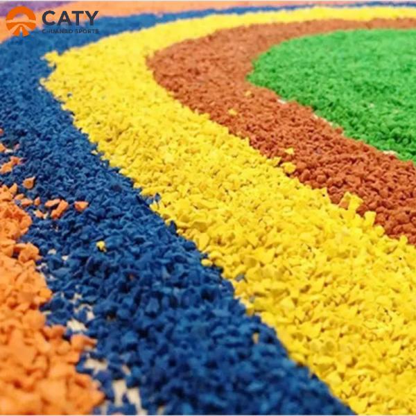 Eco-Friendly EPDM Rubber Granules , Providing High Performance and Customized for Sustainable Construction Projects