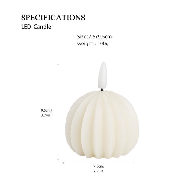 Birthdays LED Lanterns Battery LED Candles With 3D Effect Paraffin Wax Flameless Candles