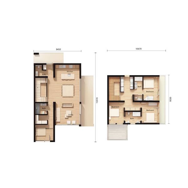 US-Standard Luxury Prefab Home Kits | Spacious & Customizable Panelized System Plans